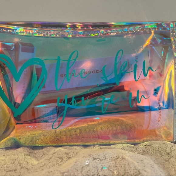 Custom makeup bag only *RF items not included* Holographic bag with vinyl. - Picture 2 of 2